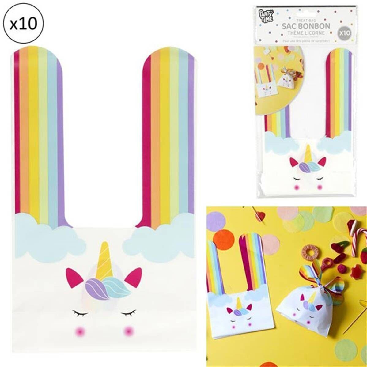 Sacchetto di caramelle unicorno