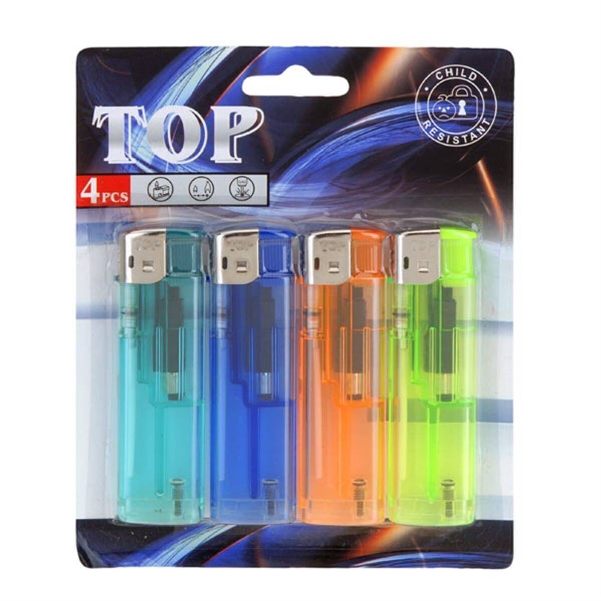 Blister 4 Accendini Elettronici