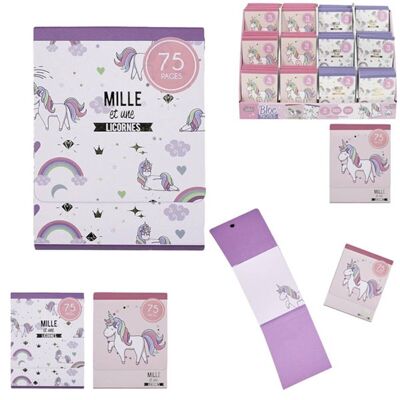 Blocco note per ragazze 75 pagine