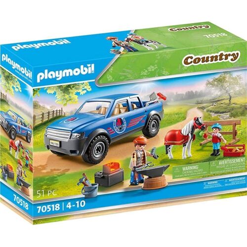 PLAYMOBIL - Marechal Ferrant & Vehicule