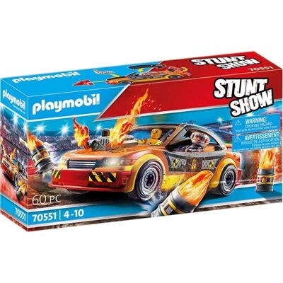 PLAYMOBIL - Stuntshow Voiture Crash Test Avec Mannequin