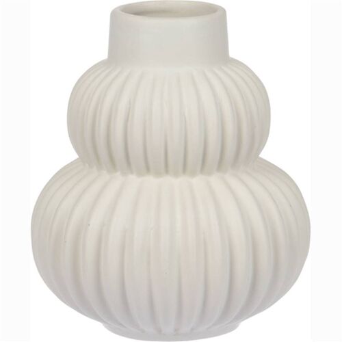 Vase Dolomite Blanc 13 x15 Cm