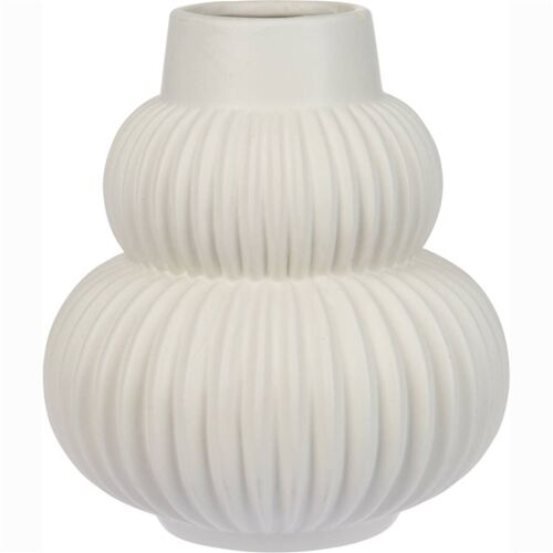 Vase Dolomite Blanc 18 x 20 Cm