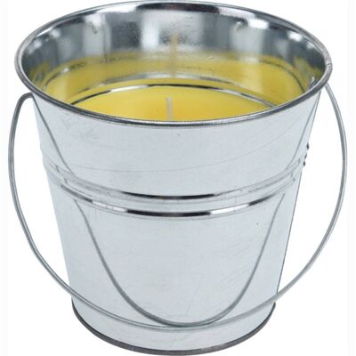 Lemongrass Candle in a Tin Bucket 6.5 x 6 Cm