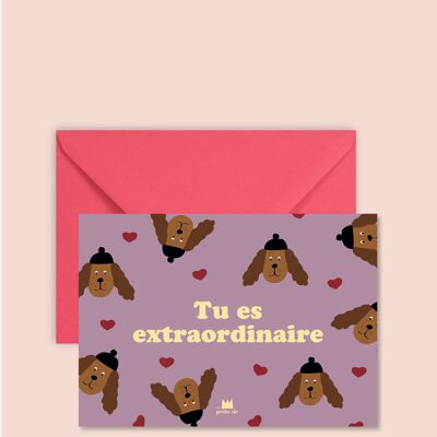 Congratulations Card - You are extraordinary