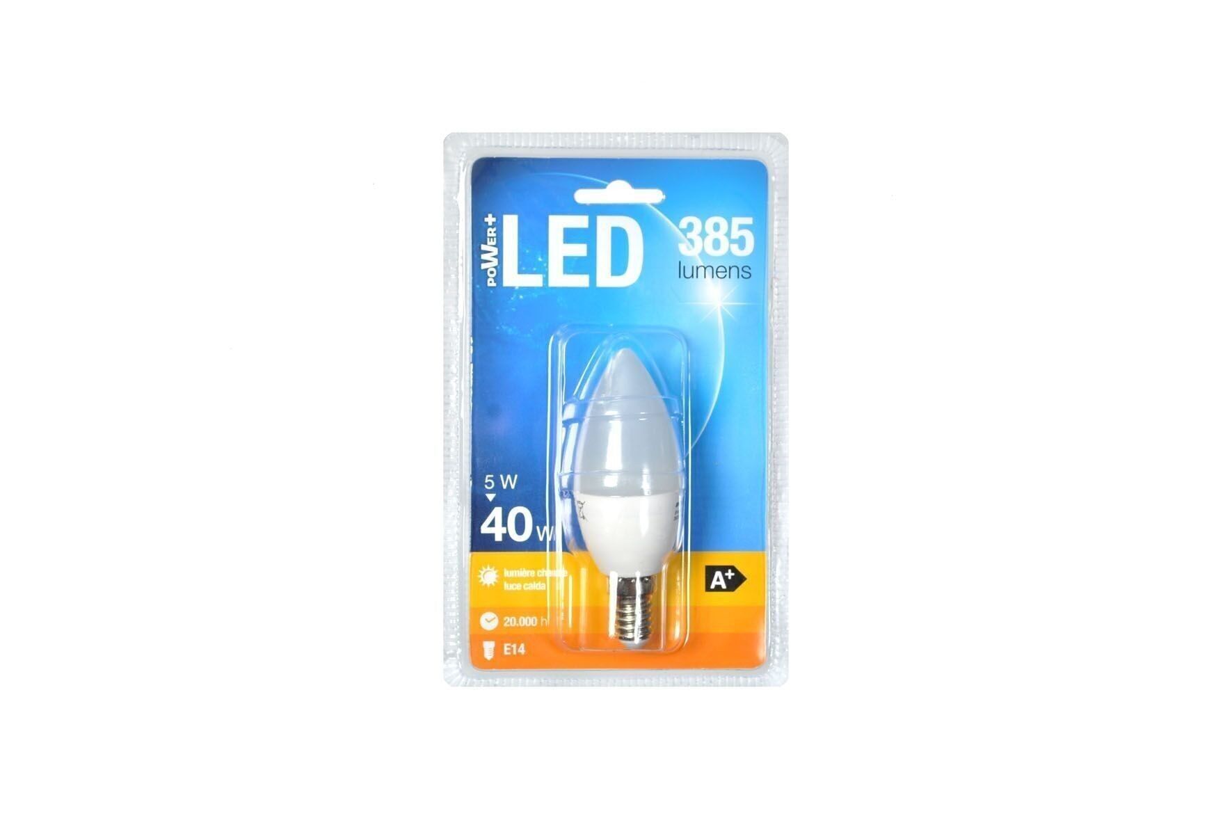 Lampadina LED a candela E14 5W 3000K