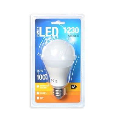 E27 15W 3000K LED-Glühbirne