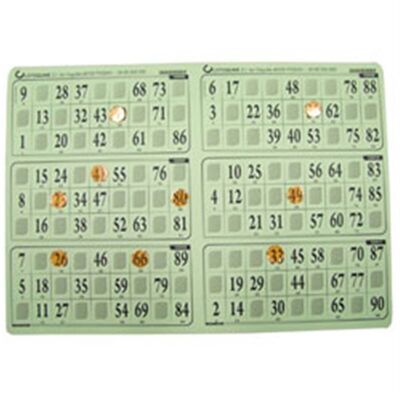 Lotto cards by 6