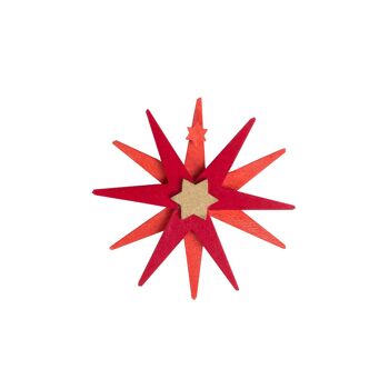Étoiles de Noël comme décorations d'arbre -3 couleurs différentes- 8