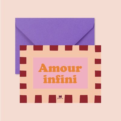 Tarjeta de felicitación - Amor infinito