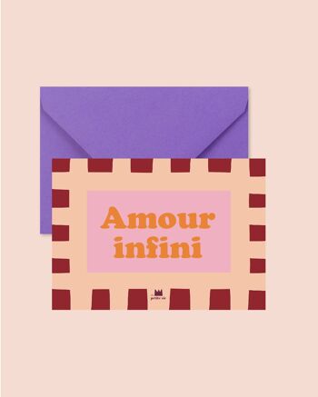 Carte de voeux - Amour infini