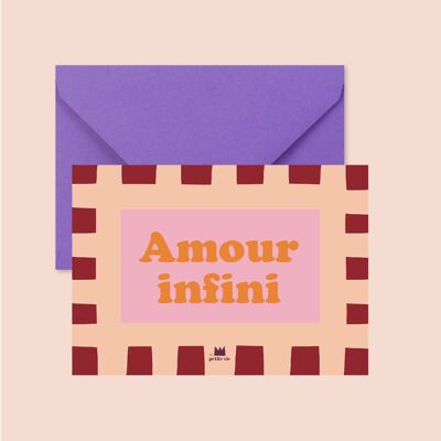 Greeting card - Infinite love