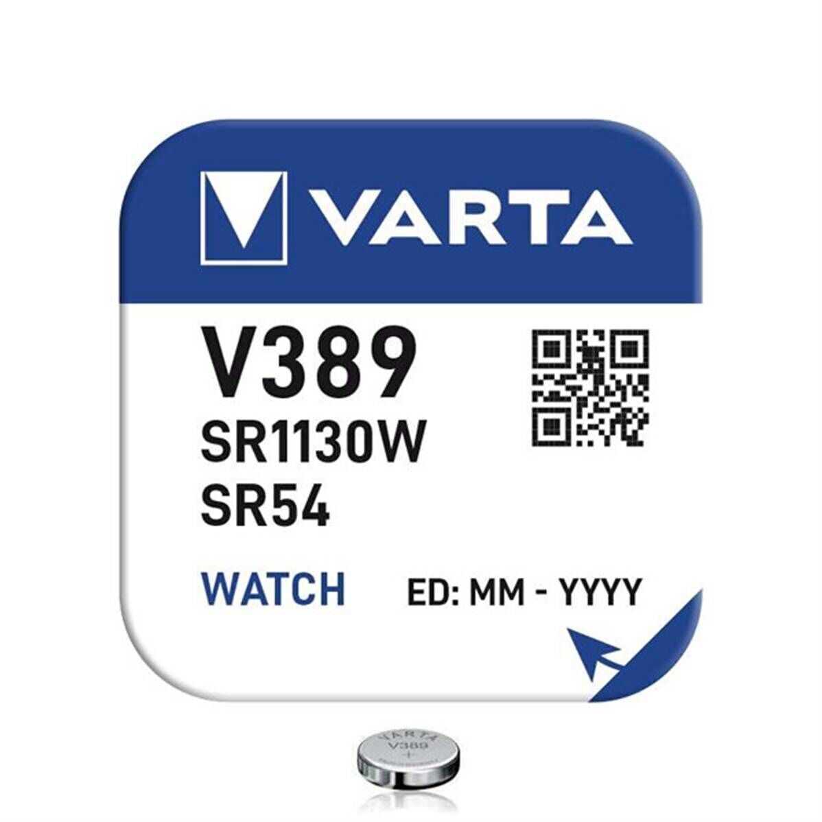 Batteria orologio n° 389 (AG10)