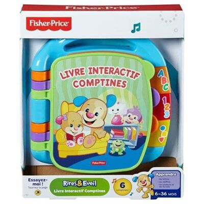 FISHER PRICE - Interactive Book Rhymes