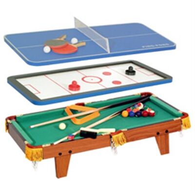 3-in-1 multi-game table
