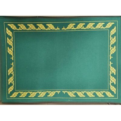 Luxuriöser Teppich aus gewebtem Samt, 50 x 70 cm