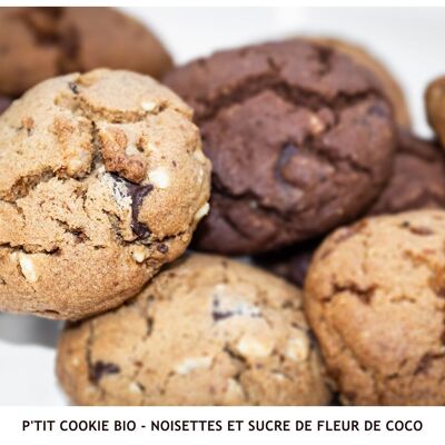 P'tit Organic Cookie - Hazelnuts and Coconut Flower Sugar - 1kg (BULK)