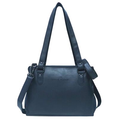 Madi small handbag women's leather handle bag shopper bag