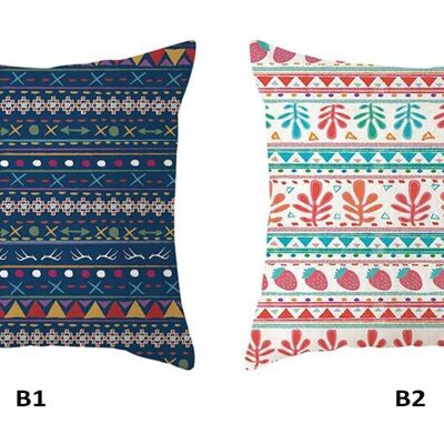 Decorative pillow in 2 designs. Dimensions: 45x45cm Filling is included. SSD-021B