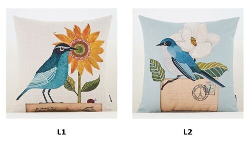 Decorative pillow in 2 designs. Dimensions: 45x45cm Filling is included. SSD-021L