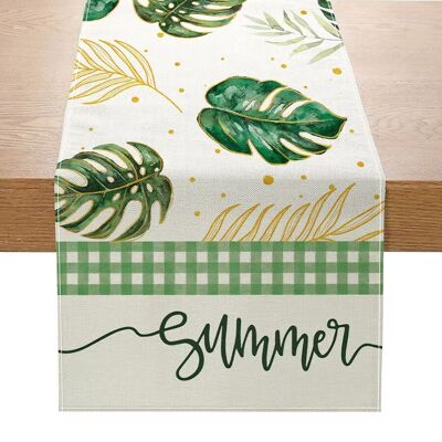 Fabric table runner "SUMMER" with a summer mood. 33x180cm SD-091A