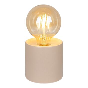 Lampe LED Ebdon - Lampe LED, céramique/verre, sable 2