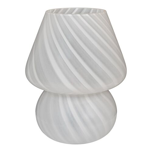 Alton LED Mushroom Lamp - Lamp, glass, white