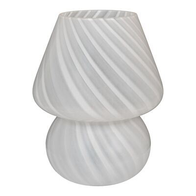 Alton LED Mushroom Lamp - Lampe, verre, blanc