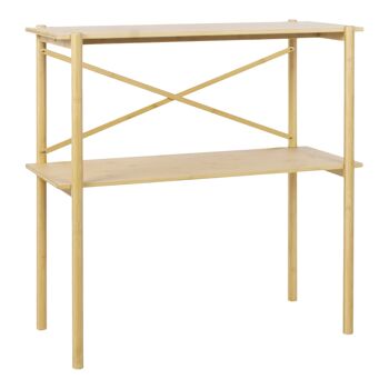 Table console Manaus - Table console, bambou, naturel, 83x32x80,5 cm 2