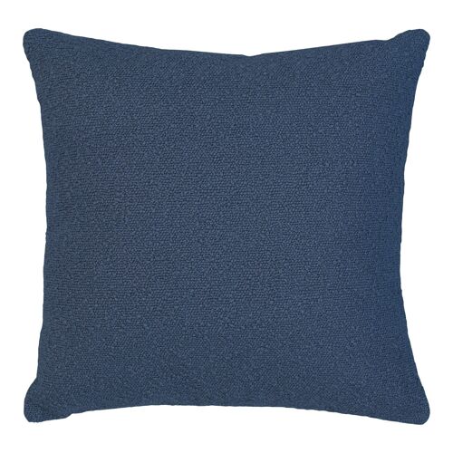Savannah Cushion - Cushion, bouclé, blue, 45x45 cm