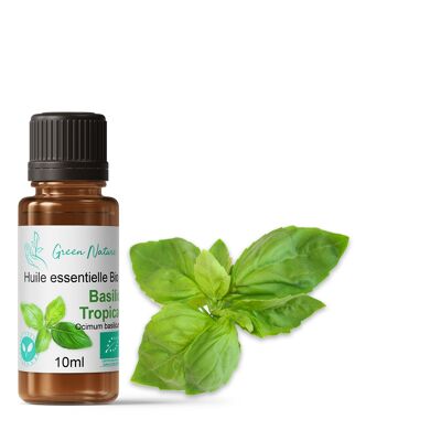Aceite Esencial de Albahaca Tropical Orgánica 10ml