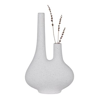 Vase - Vase en céramique, blanc, 23x11,5x37 cm 3