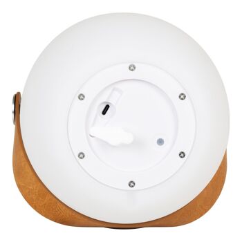 Lampe LED Cardiff - Lampe avec dragonne, rechargeable, haut-parleur Bluetooth, blanche 6