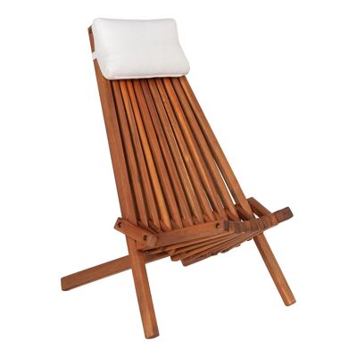 Laval Folding Chair - Klappstuhl, Akazie, natur, inkl. Kissen