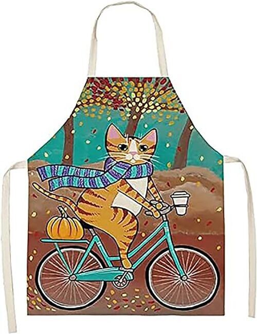 Kitchen apron "CAT - BICYCLE". MB-030-704