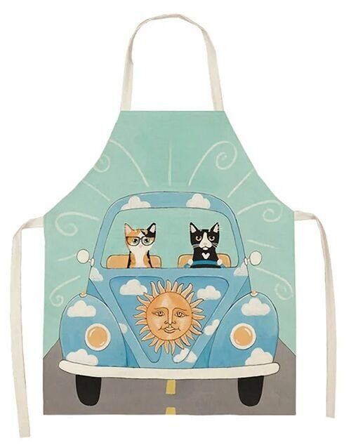 Kitchen apron "CATS - CAR". MB-030-703