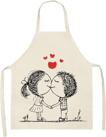 Tablier de cuisine "COUPLE IN LOVE". MB-030-706