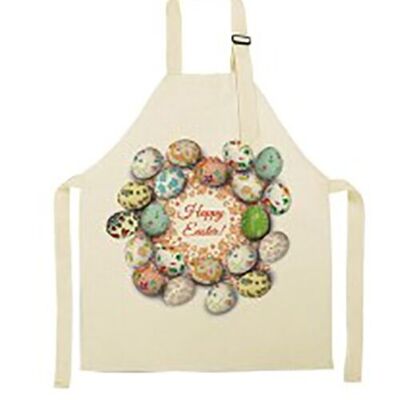 Delantal de cocina "FELICES PASCUAS". MB-030-710