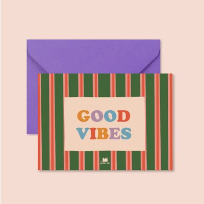 Greeting card - Good Vibes