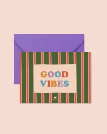 Carte de voeux - Good Vibes 1