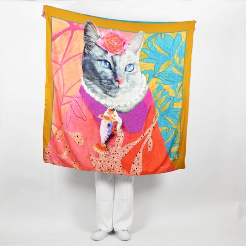 Scarf 'You are a Queen' - Cattastic collection 0121