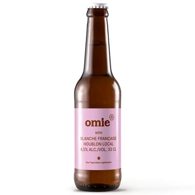 Organic white beer - malt and French hops - 33 cl