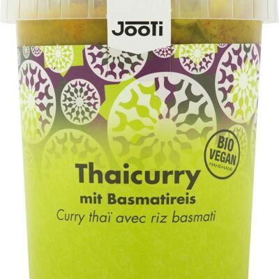 Curry tailandese biologico con riso basmati