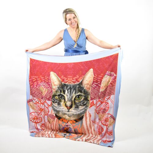Scarf 'You are a gentleman' - Cattastic collection 0127