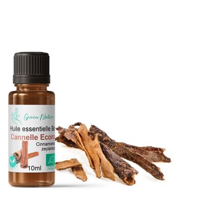 Olio Essenziale di Corteccia di Cannella Bio 10ml