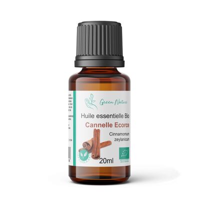 Olio Essenziale di Corteccia di Cannella Biologico 20ml