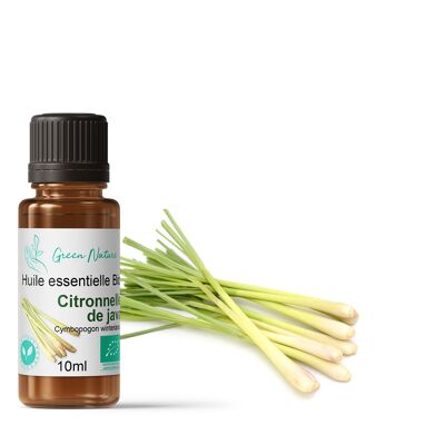 Java Lemongrass Organic Essential Oil 10ml