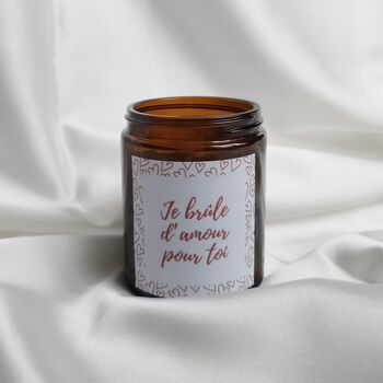 Bougie parfumée artisanale spécial saint-valentin 6