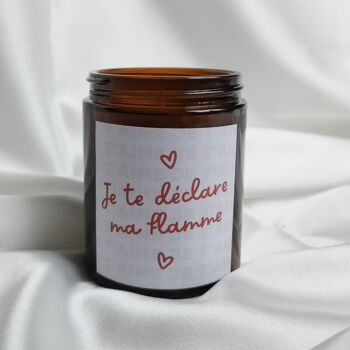 Bougie parfumée artisanale spécial saint-valentin 9