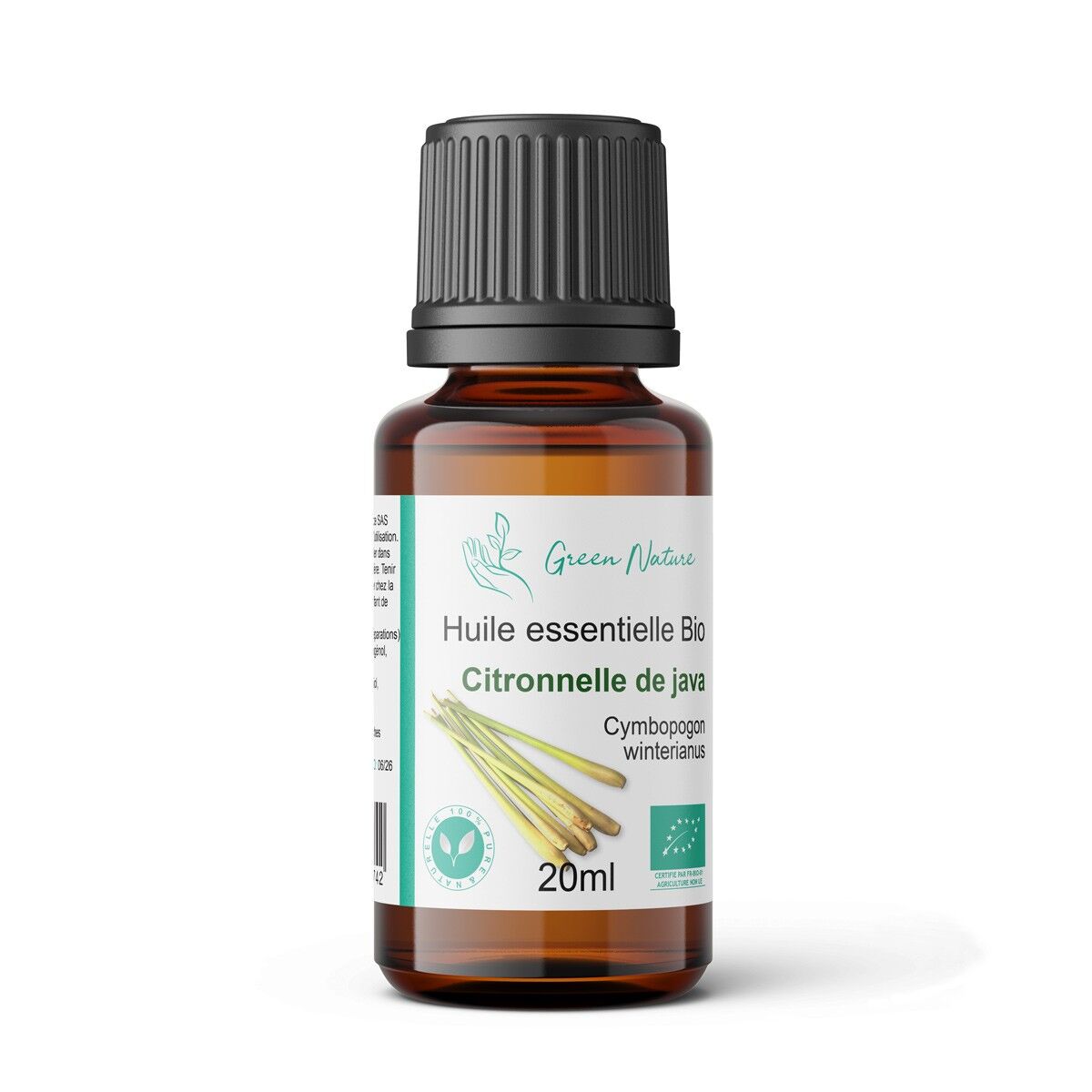 Olio Essenziale Bio di Citronella di Giava 20ml